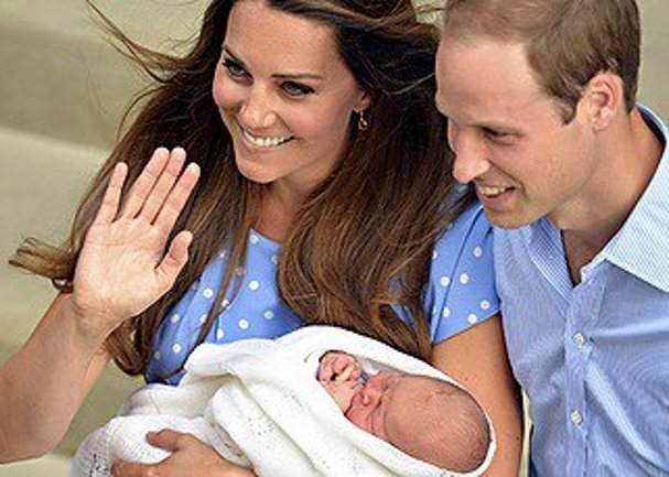 kate middleton i princ william s bebom