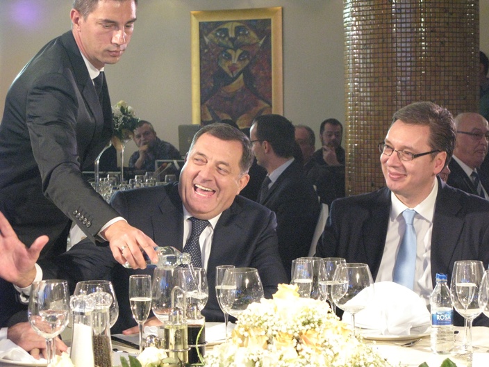 dodik i vučić/Foto: Anadolija