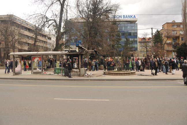 protesti ispred Predsjedništva BiH /Foto: AA