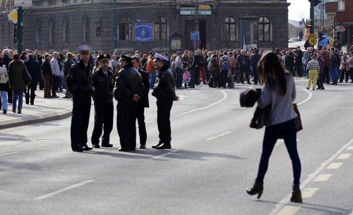 protesti u Sarajevu_februar/Foto: AA