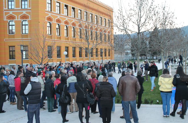 protesti u Mostaru, februar 2014 / Foto: AA