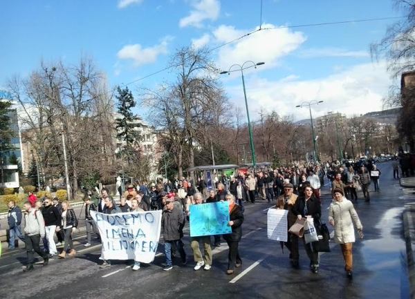 protesti u Sarajevu, februar 2014/ Foto: Depo portal