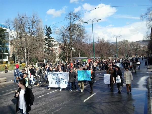 protesti u Sarajevu, februar 2014/ Foto: Depo portal