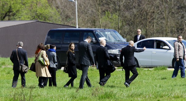 Angelina Jolie i William Hague u Potočarima/ Foto: AA