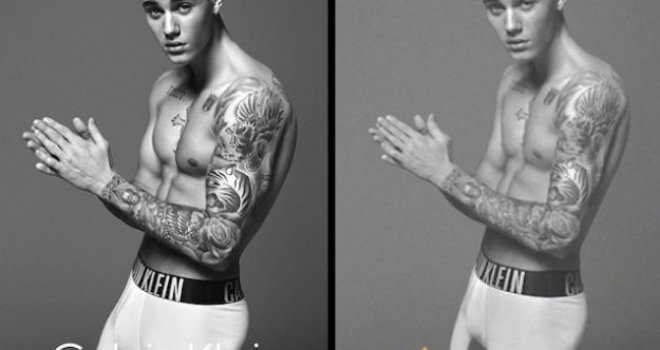 Kakva blamaža: Calvin Klein povećao penis Justinu Bieberu