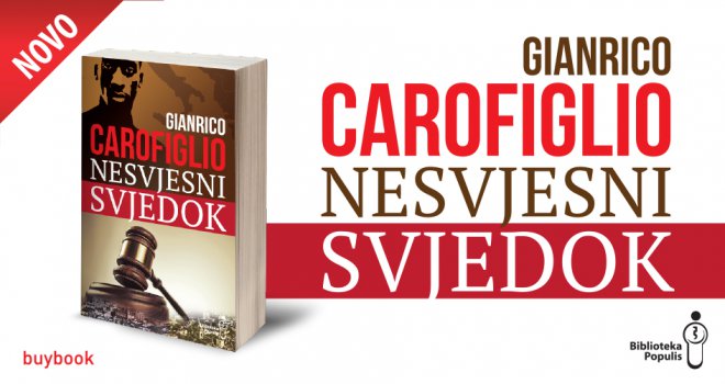 Promocija knjige 'Nesvjesni svjedok' Gianrica Carofiglija 19. marta