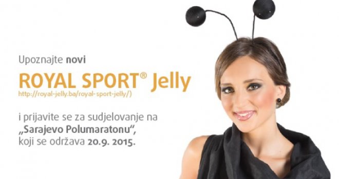 Upoznajte novi Royal Sport® Jelly i osvojite nagrade za učestvovanje na 'Sarajevo Polumaratonu'