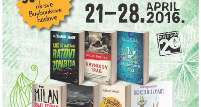 Proljeće u Buybooku: Nevjerovatna sniženja od 21. do 28. aprila