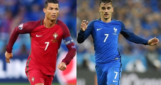 EURO 2016: Večeras finale Francuska - Portugal