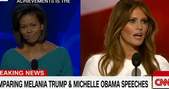 Govor o kojem priča cijela Amerika: Melania Trump potpuno  iskopirala Michelle Obama