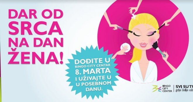 Ovaj besplatni užitak BINGO City Center poklanja svim ženama za 8. mart!