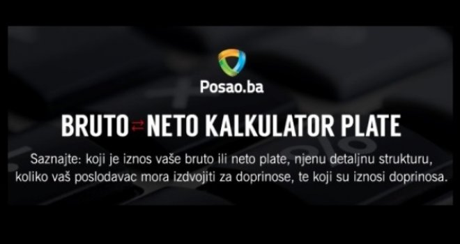 Kreiran novi KALKULATOR: Saznajte koji iznos vaše plate ide državi u budžet, a koji liježe vama na račun!