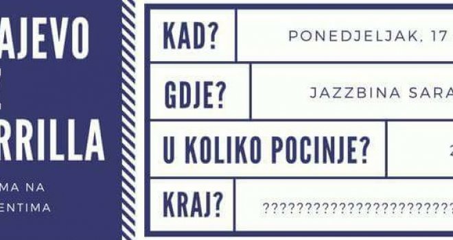 Večeras svi u Jazzbinu: Uživajte uz jedinstvenu Sarajevo Jazz Guerrillu 