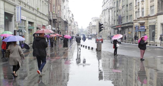 Do petka promjenljivo vrijeme: Smjenjivat će se kiša, sunce i oblaci