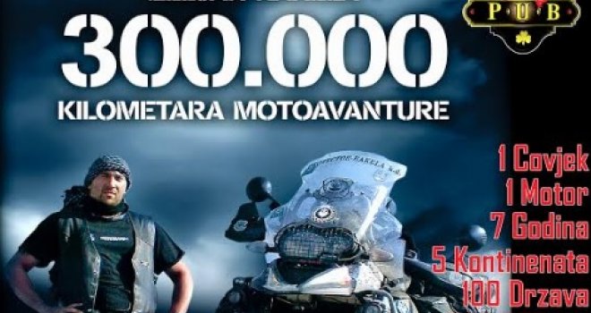 Na motoru proputovao pet kontinenata i posjetio više od 100 zemalja: Željan Rakela promovira knjigu u The PUB-u 