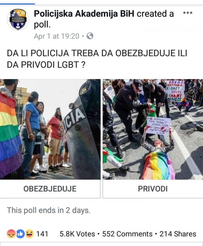 policijska-akademija-anketa-lgbt-povorka-ponosa