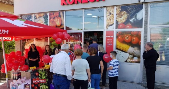 Konzum u Sarajevu otvorio treću prodavnicu ove godine: Vrijedne nagrade i bogata ponuda privlače kupce