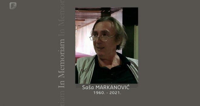 Još jedna smrt u Sarajevu: Od posljedica zaraze korona virusom preminuo Saša Markanović, dugogodišnji uposlenik FTV-a