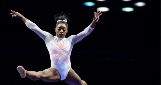 Simone Biles prva žena koja je izvela dvostruki premet Jurčenko