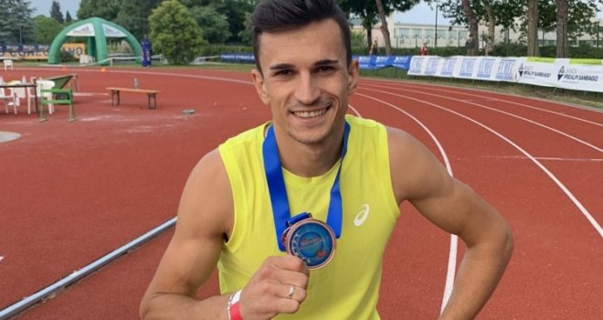 Abedin Mujezinović osvojio zlatnu medalju na 800 m na 27. balkanskom dvoranskom prvenstvu