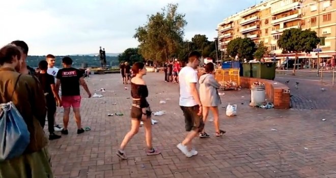 Ružna strana EXIT festivala: Ovako izgleda novosadski kej kada se publika raziđe poslije koncerata...