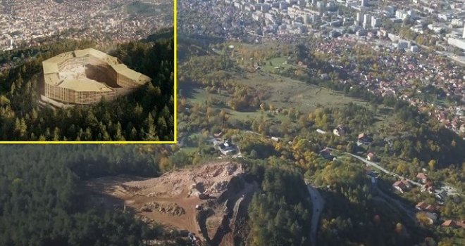 Počela gradnja luksuzne zgrade na Trebeviću: Roof Gardens će imati 135 stanova, vrtić,  restoran, trg s amfiteatrom...