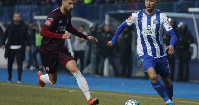 Nakon tuče navijača, derbi na Grbavici završio pobjedom Željezničara protiv Sarajeva (2:0)   