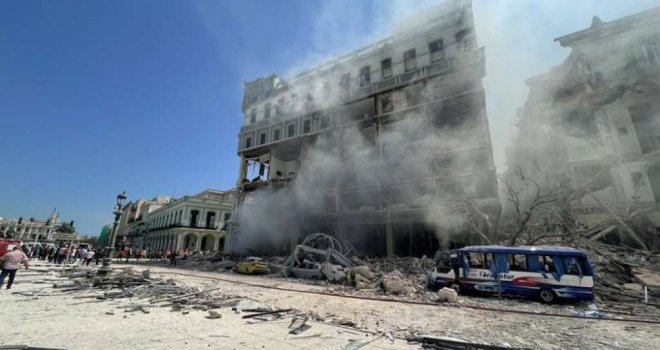 Snažna eksplozija u centru Havane, hotel potpuno razoren, poginulo najmanje osmoro ljudi