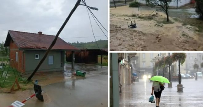 Kraj toplotnog vala: Nevrijeme poharalo hrvatske gradove, vjetar čupao drveće, padala tuča, oštećene kuće...