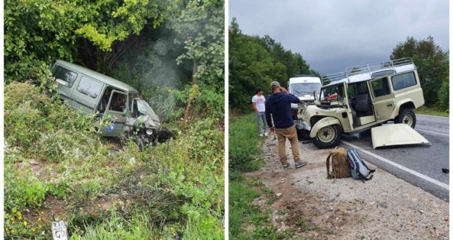 Šestero povrijeđenih u nesreći kod Sarajeva, učestvovalo vozilo EUFOR-a