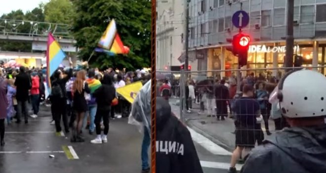 Uz incidente i jako policijsko obezbjeđenje, EuroPride šetnja u Beogradu ipak održana: Evo kako je bilo...