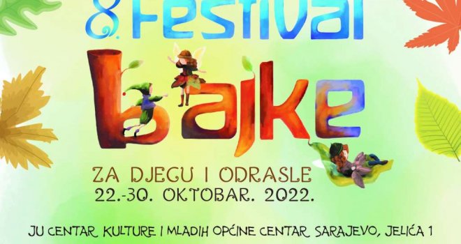 Osmi Festival bajke za djecu i odrasle počinje sutra u Sarajevu