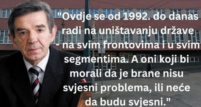 Esad Duraković otvoreno: Kako je ANUBiH po odluci zastupnika federalnog Parlamenta dobila isto novaca kao BANU i HAZU? 