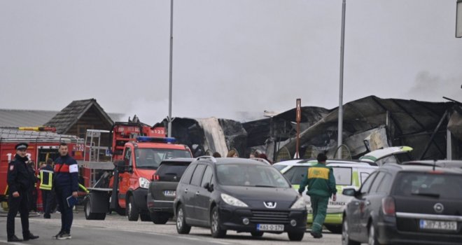 Požar progutao četiri proizvodne hale kompanije u Bijeljini