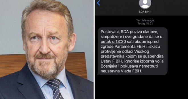 SDA ponovo zloupotrebljava BH Telecom – građani se žale da im dolaze SMS poruke u kojima se pozivaju na proteste