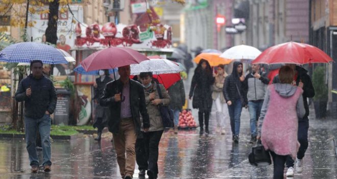 Obilnije padavine širom BiH, na snazi narandžasti meteoalarm