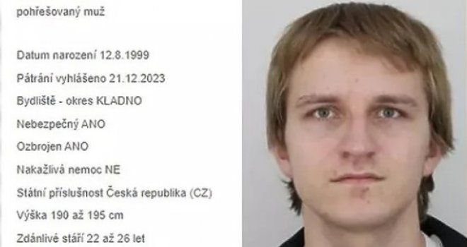 Policija otkrila jeziva saznanja o masovnom ubici iz Praga: Prije masakra na fakultetu David ubio još dvije osobe?!