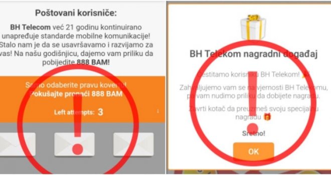 BH Telecom upozorio građane na lažnu nagradnu igru, evo o čemu se radi