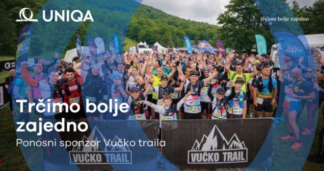 Živimo 'Vučko trail' zajedno: UNIQA i ove godine ponosni sponzor najpopularnije bh. trail utrke