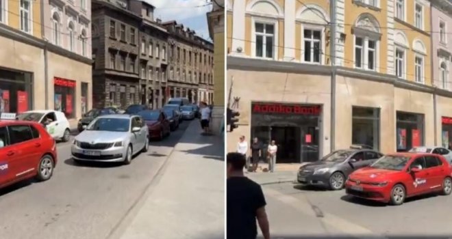 Sirene u Sarajevu tačno u podne: Sve je stalo, pogledajte kako je izgledala glavna saobraćajnica