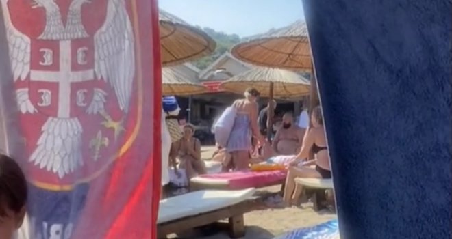 Ljudi bježali od Srba na plaži: Okačili srpske zastave i puštali nacionalističke pjesme... 'Evo zašto nas niko ne voli!'