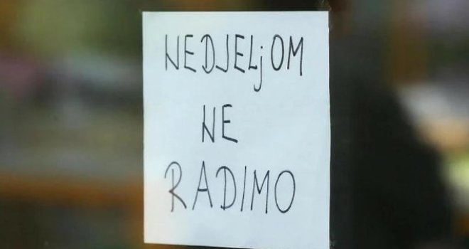 Hoće li radnici doći do neradne nedjelje: Danas pada odluka, ko će biti izuzet iz toga?