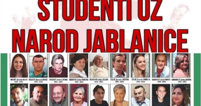 I bh. studenti najavili masovne proteste! Traže odgovornost za tragediju u Jablanici: 'Dosta je čekanja!'